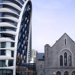 The Butterfly + First Baptist Church Complex by Revery Architecture Inc.