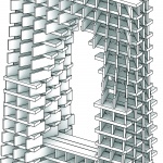 The Lens by Evgeny Makarenko Timber Architecture Workshop