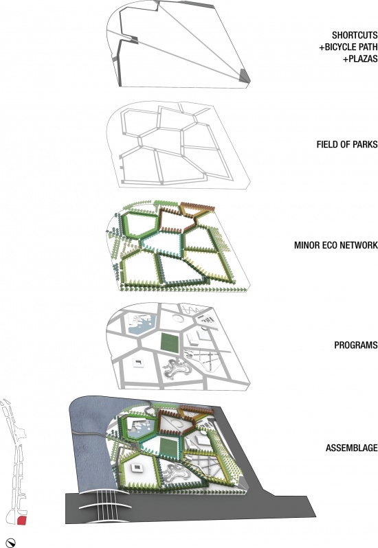 XICHENG CANAL LANDSCAPE by Brearley Architects Urbanists BAU