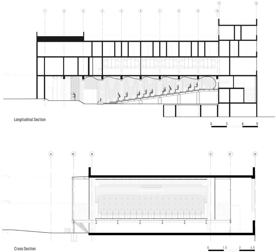 student theater at don bosco salesian technical college by studio blur