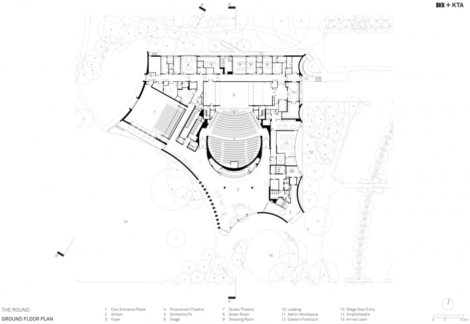 the round whitehorse centre by bkk architects