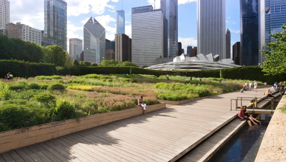 Lurie Garden at Millennium Park