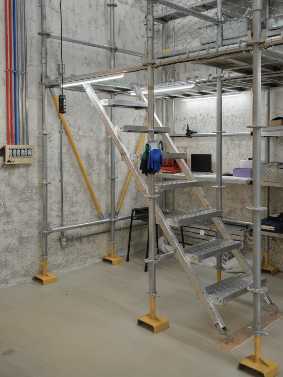 half construction office by archwaste