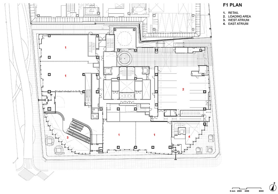 tenjin business center tenjin i by oma