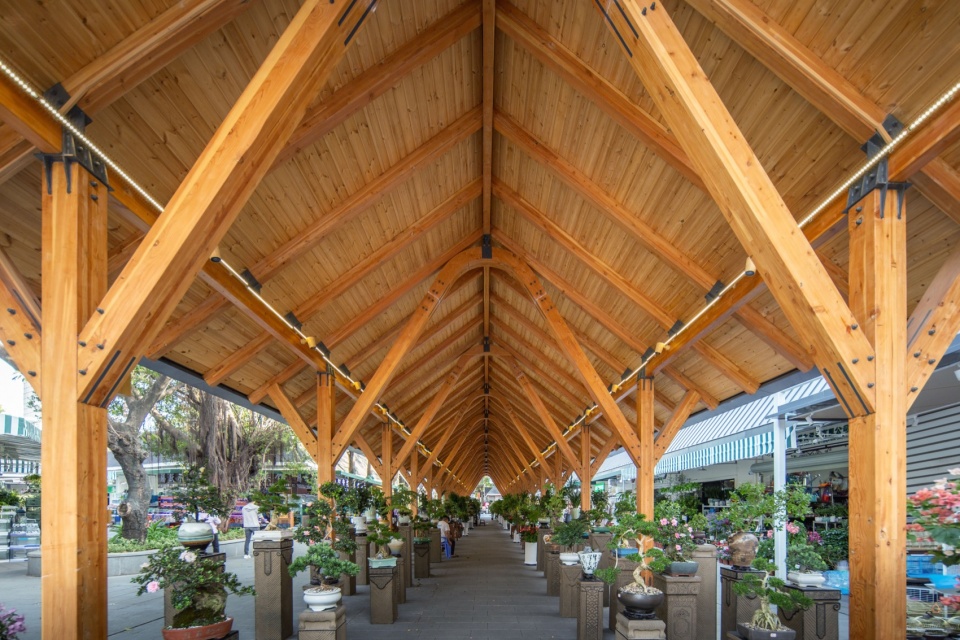 bonsai pavilion at shenzhen dutch flower town by hcs