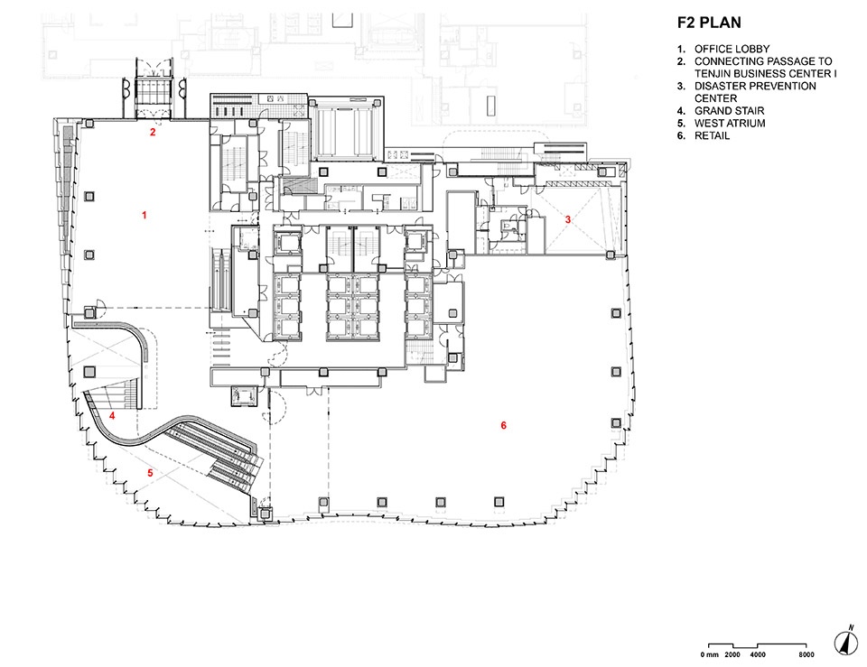 tenjin business center tenjin i by oma