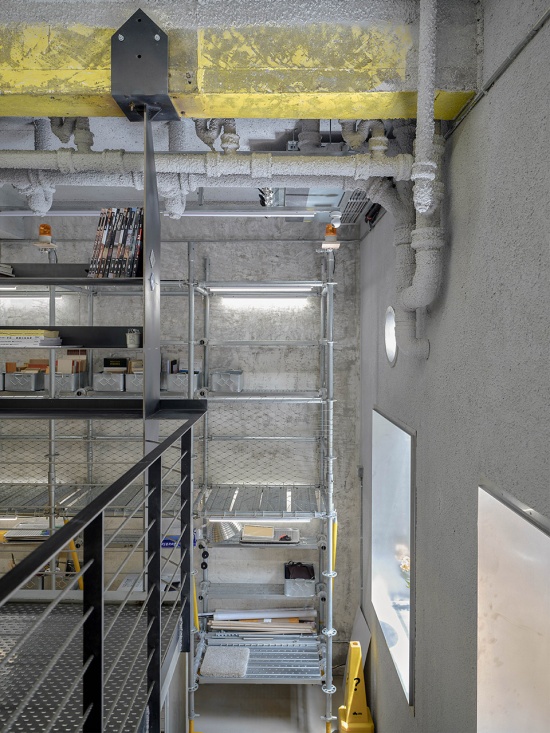 half construction office by archwaste