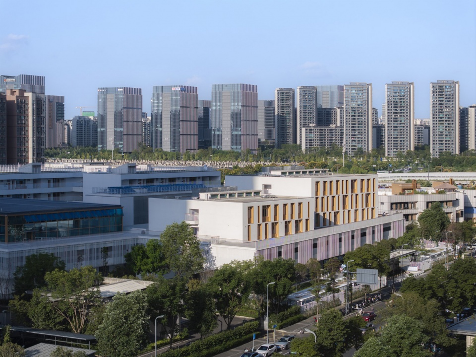 chengdu haiyang road middle school by changwu architects