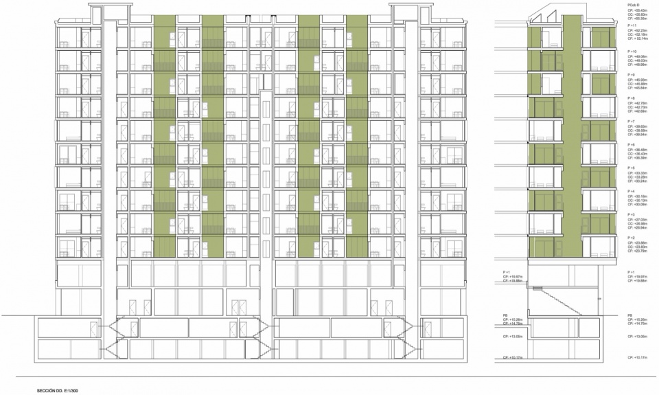 60 social housing units by sv60 cordon linan arquitectos