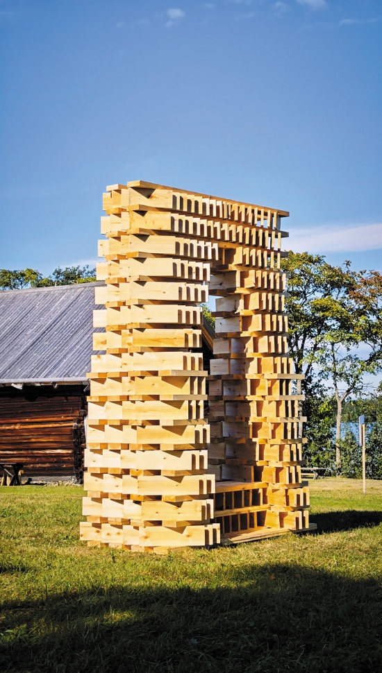 The Lens by Evgeny Makarenko Timber Architecture Workshop