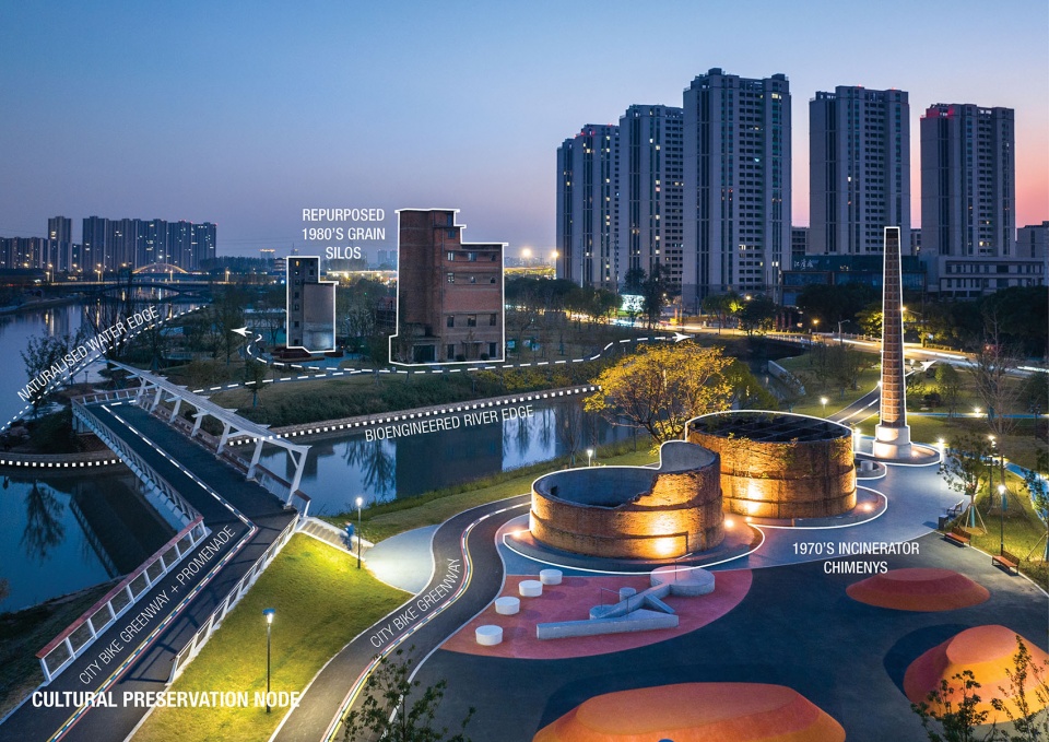 XICHENG CANAL LANDSCAPE by Brearley Architects Urbanists BAU