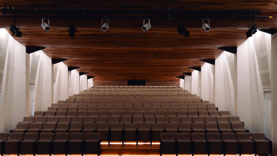 student theater at don bosco salesian technical college by studio blur