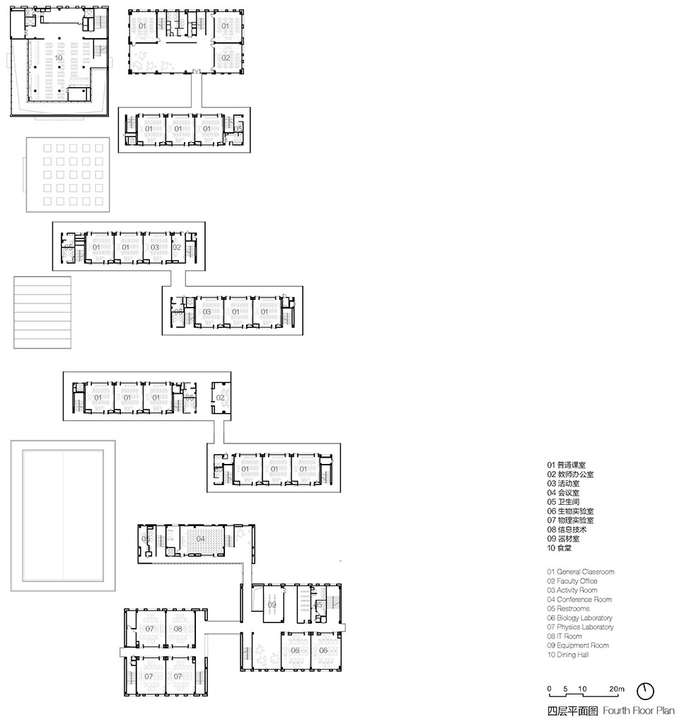 chengdu haiyang road middle school by changwu architects