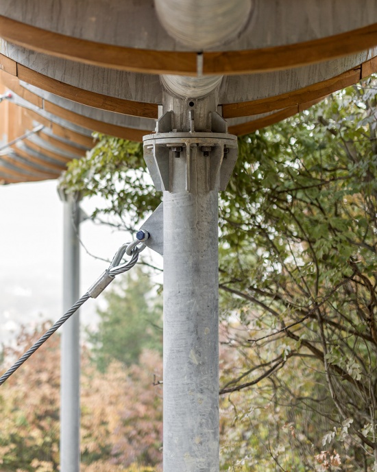 foliage educational lookout and trail by okka studio