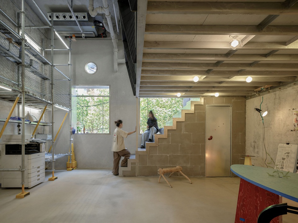 half construction office by archwaste