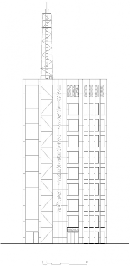 prague fire rescue service by architektura