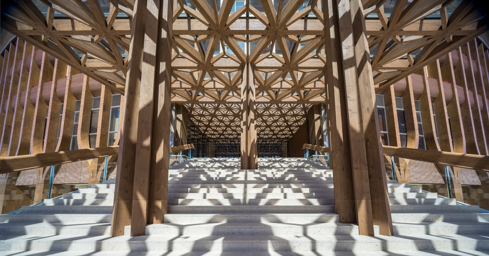 the pasona natureverse retreat by shigeru ban