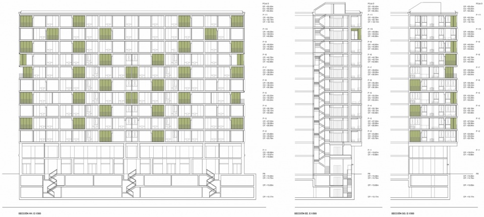 60 social housing units by sv60 cordon linan arquitectos