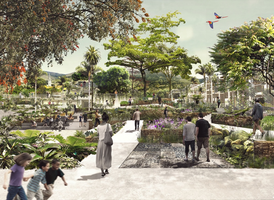 Park in the Prado Neighborhood