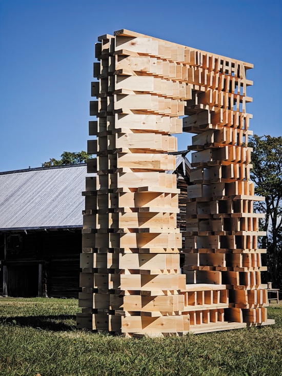 The Lens by Evgeny Makarenko Timber Architecture Workshop