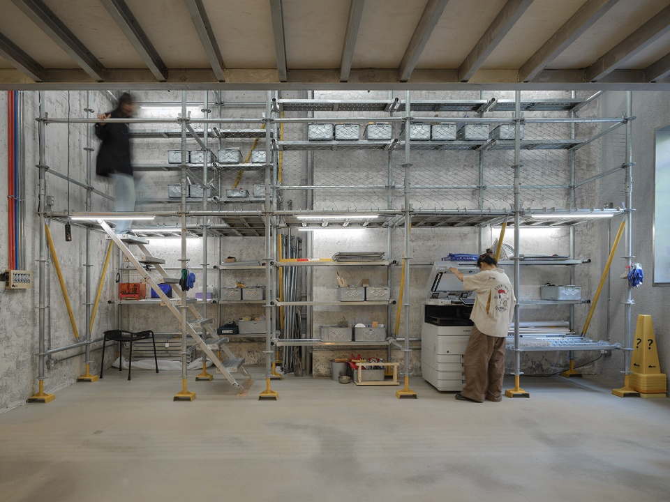 half construction office by archwaste