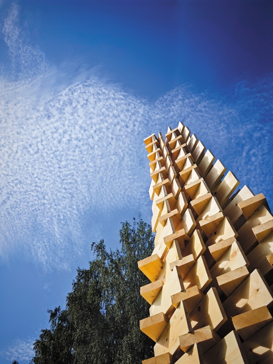 The Lens by Evgeny Makarenko Timber Architecture Workshop