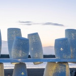 Among the Corals: A Seaside Swing Installation by XBTW Office