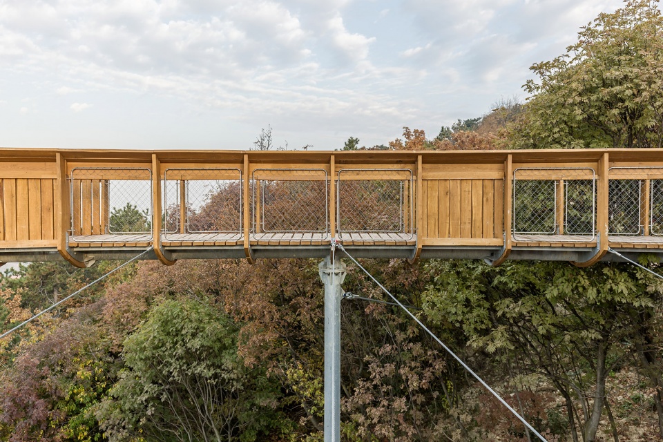 foliage educational lookout and trail by okka studio