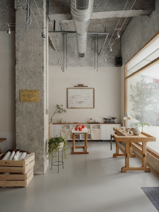 heytea craft store by say architects