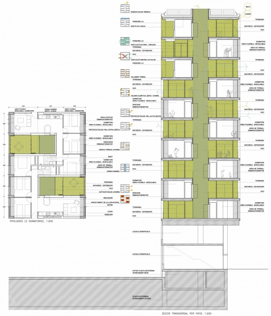 60 social housing units by sv60 cordon linan arquitectos