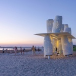 Among the Corals: A Seaside Swing Installation by XBTW Office
