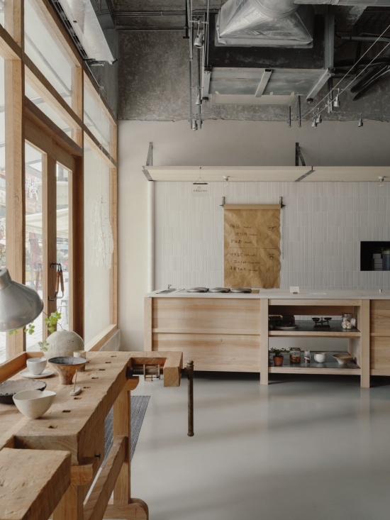 heytea craft store by say architects