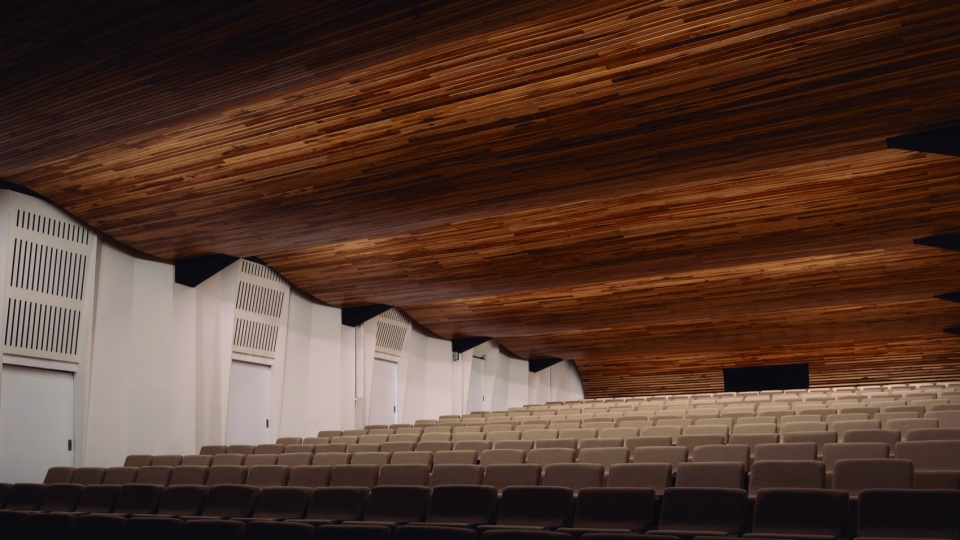 student theater at don bosco salesian technical college by studio blur