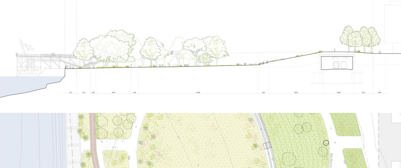 Parque Zamalanda de la ribera del Nervión by Burgos Garrido Arquitectos