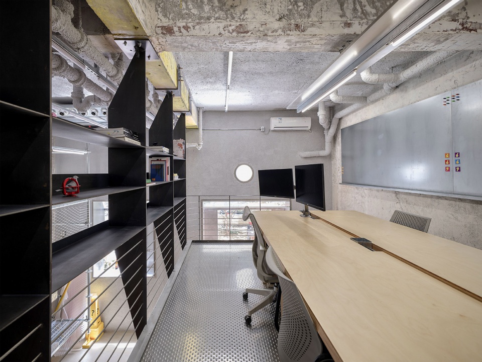 half construction office by archwaste