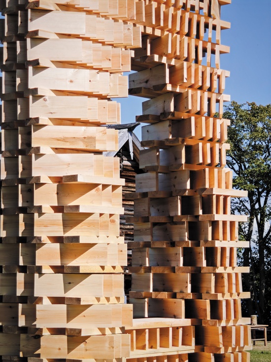 The Lens by Evgeny Makarenko Timber Architecture Workshop