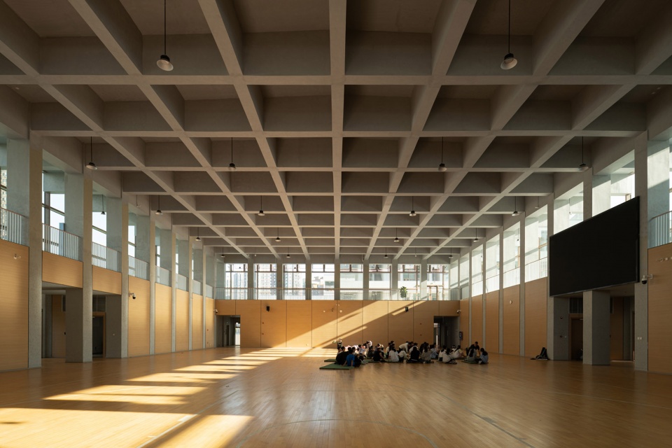 chengdu haiyang road middle school by changwu architects