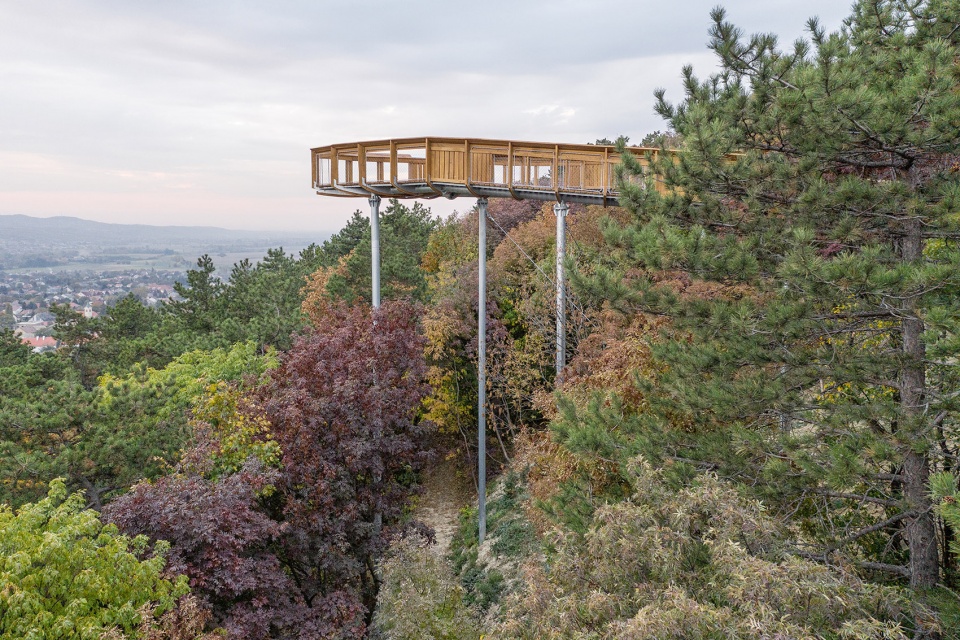 foliage educational lookout and trail by okka studio