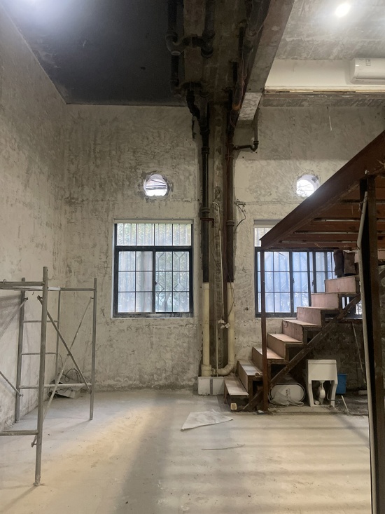 half construction office by archwaste