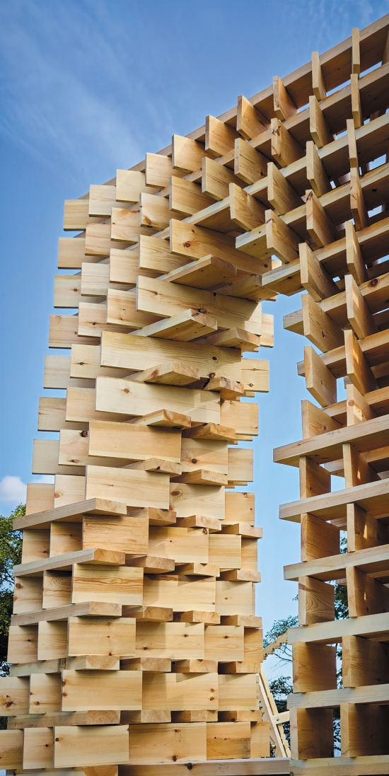 The Lens by Evgeny Makarenko Timber Architecture Workshop