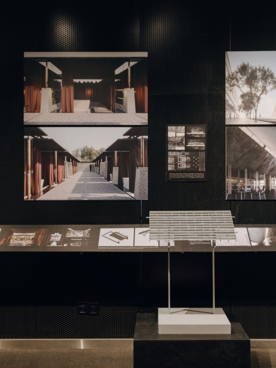 the seventh half stage exhibition structuring fragments opens