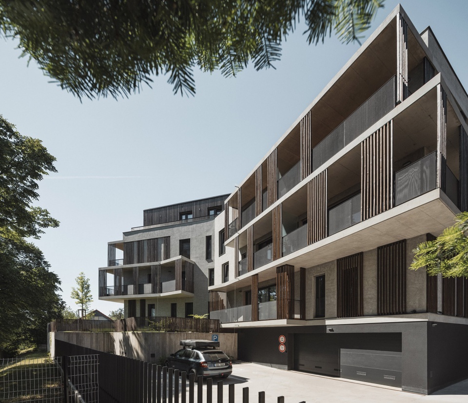 manesova apartment building by ok plan architects