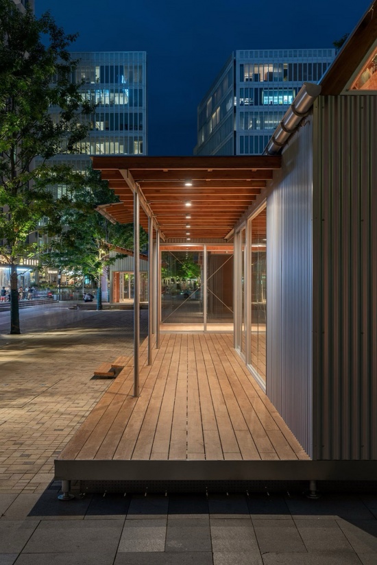 OoEli International Block Renewal Slow Flash Park Project by Kong Architects