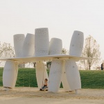 Among the Corals: A Seaside Swing Installation by XBTW Office
