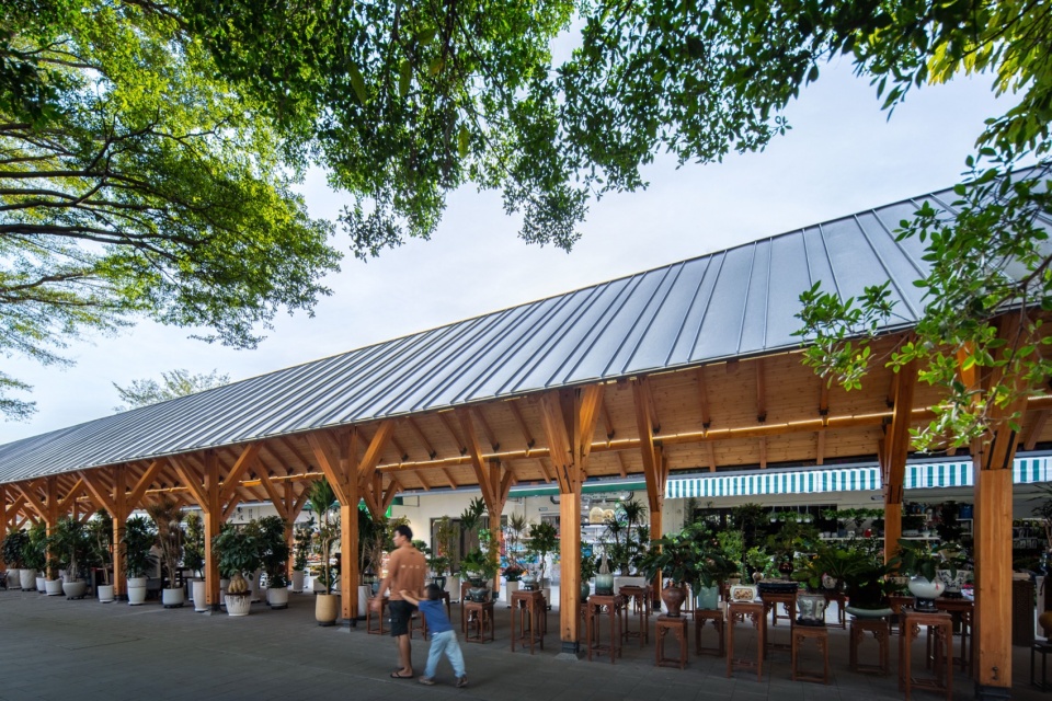 bonsai pavilion at shenzhen dutch flower town by hcs