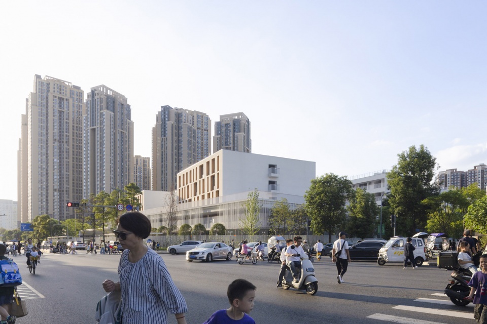 chengdu haiyang road middle school by changwu architects