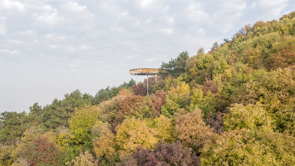foliage educational lookout and trail by okka studio