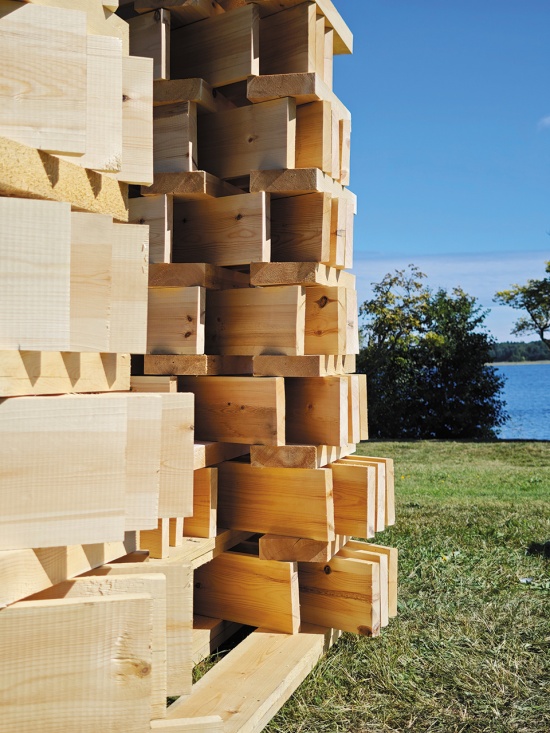 The Lens by Evgeny Makarenko Timber Architecture Workshop
