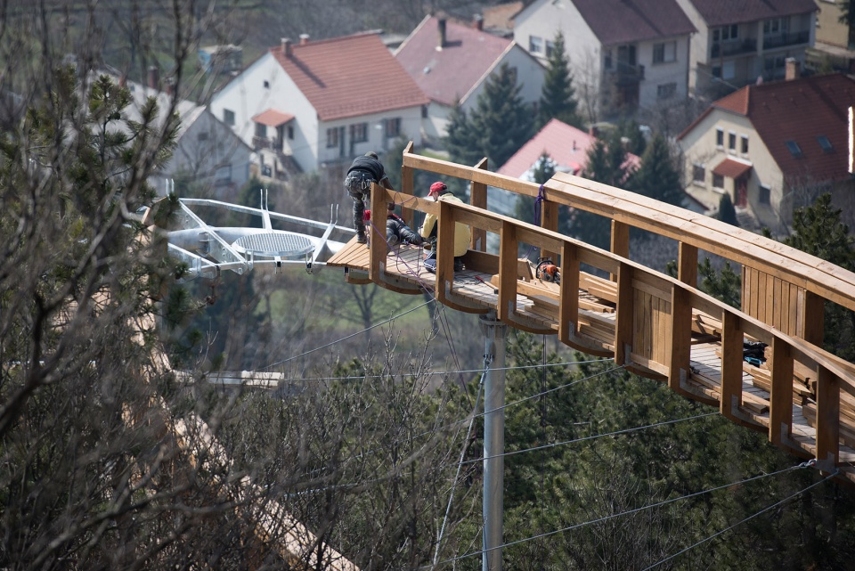 foliage educational lookout and trail by okka studio