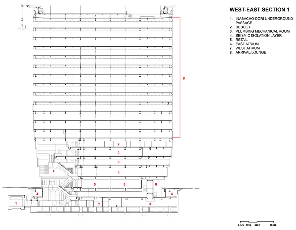 tenjin business center tenjin i by oma